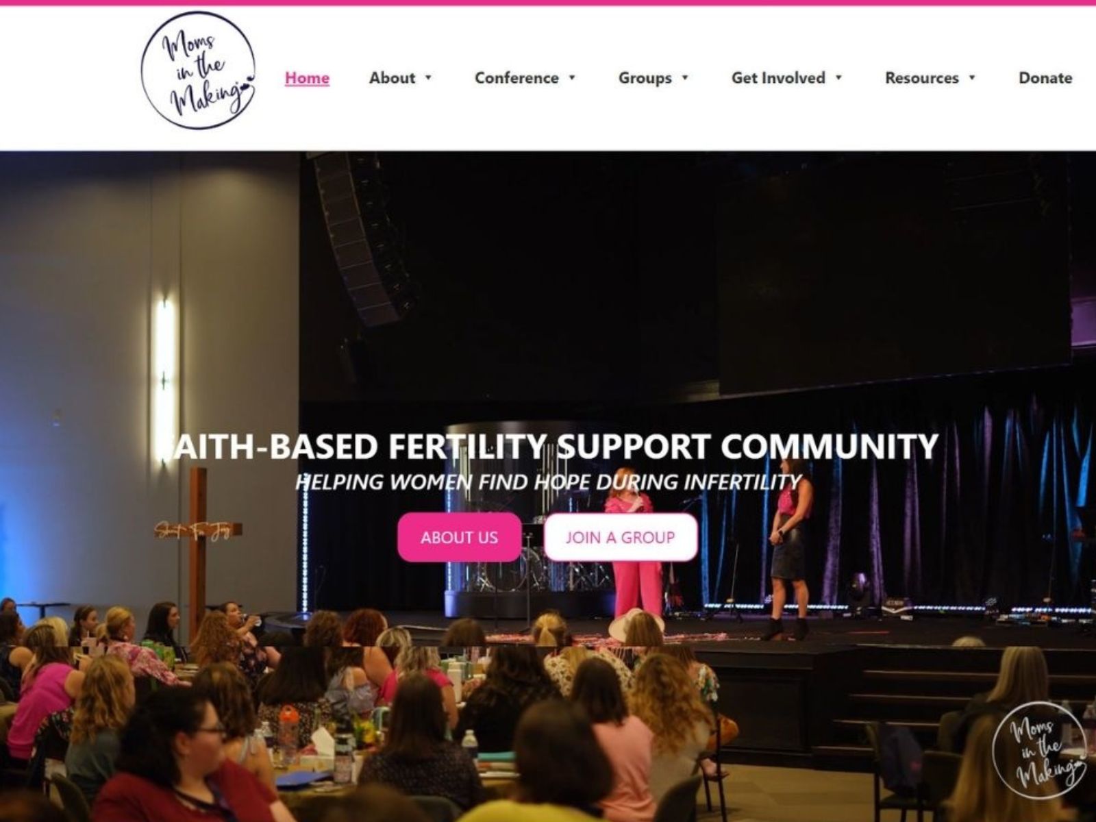 Moms in the Making Website Design